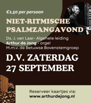 Arthur de Jong 27 september 2025