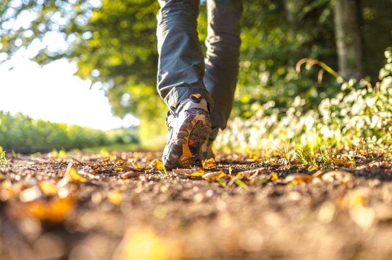 Wandelen of vallen